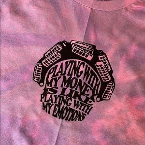 Hand made by me tye dye kids shirt